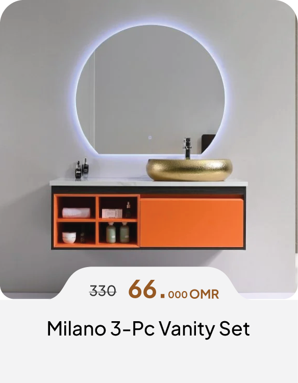 BAHO26-C&C-Milano 3-Pc Vanity Set