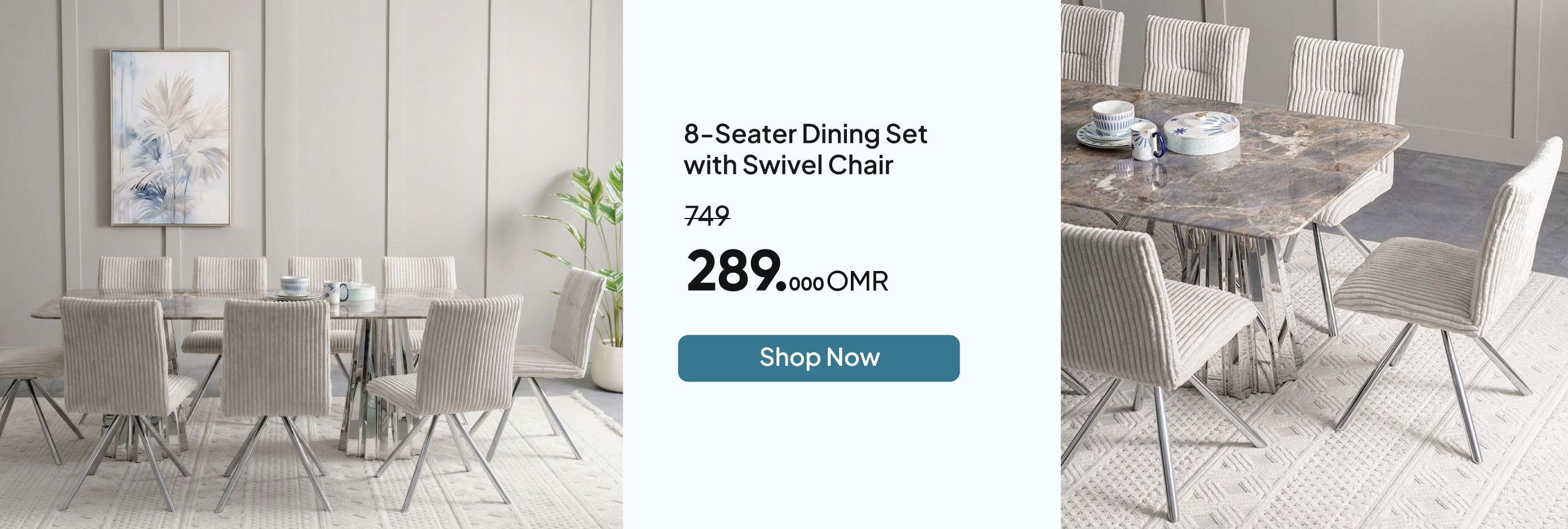 NSSO26-DR-CB-8S Dining Set W/Swivel