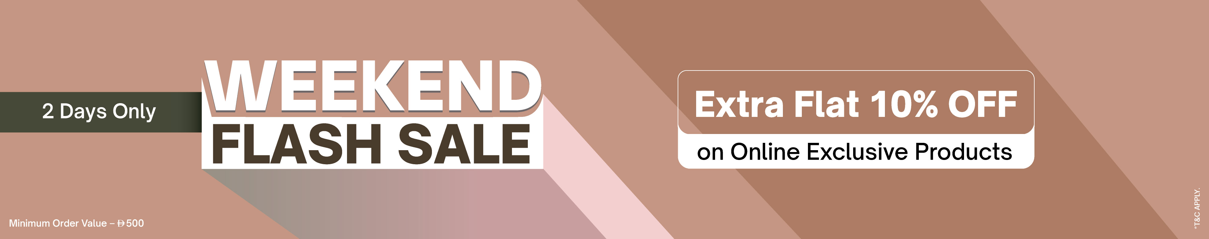 U26-Mid Banner-Weekend Flash Deal