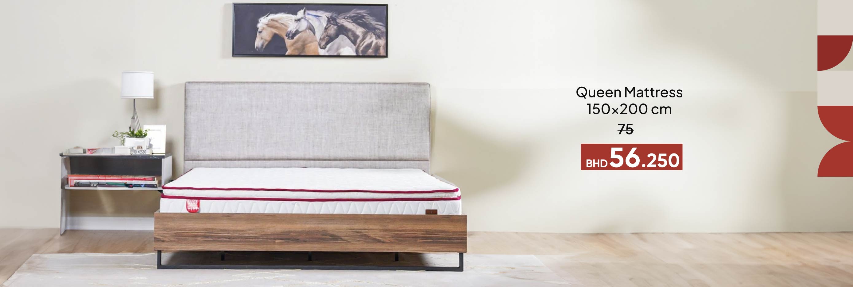 EHB26-BR-CB-Queen Mattress -150x200