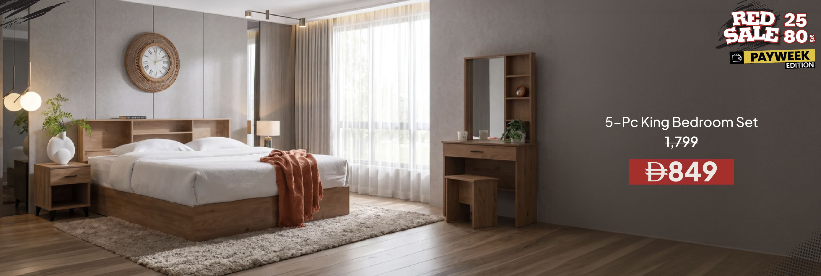 RSPWEU26-BR-CB-5-Pc King Bedroom S
