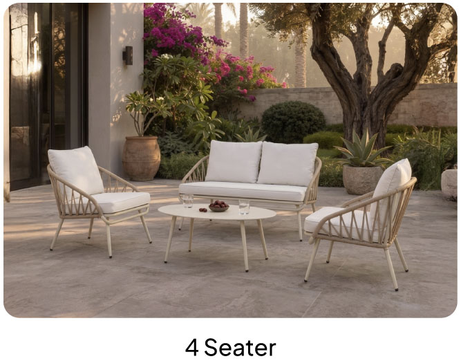 GRLPU26-Outdoor Sofa-4 Seater