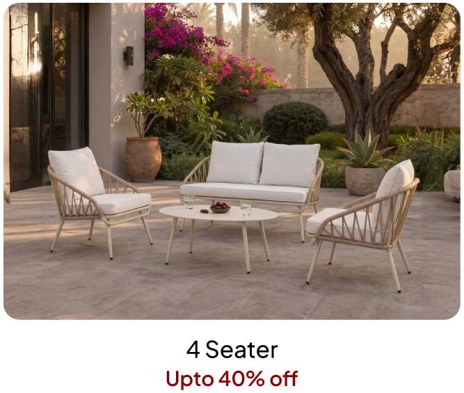 GRLPU26-Outdoor Sofa-4 Seater-w/%