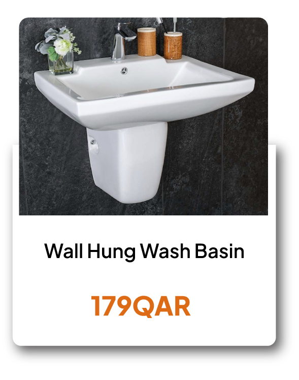 SSQ26-SD-Wall Hung Wash Basin