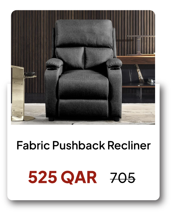 SOQ26-SDJ-Fabric Pushback Recliner