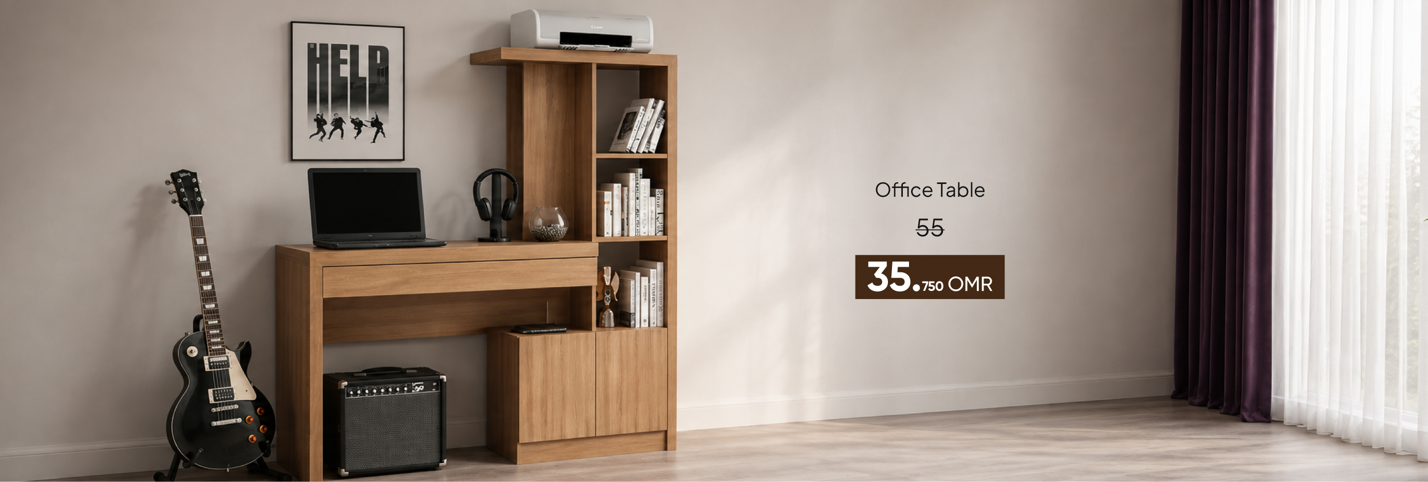 DABO26-HO-CB-Office Table