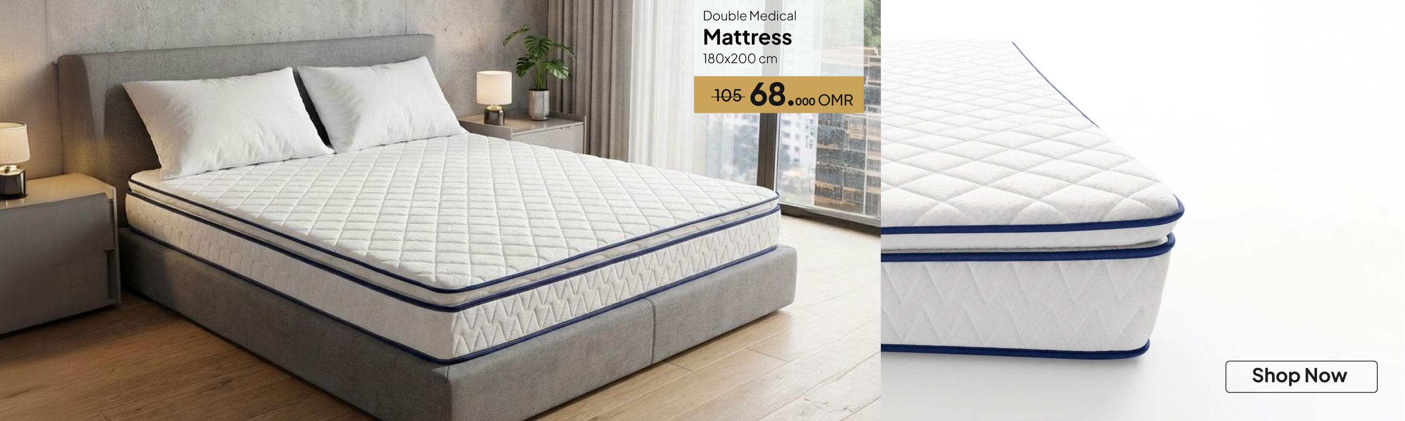 GESO26-BR-CB-Mattress - 180x200 cm