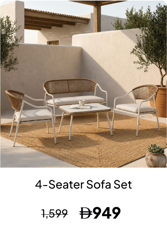 GRLPU26-DB-4-S OD Sofa Set