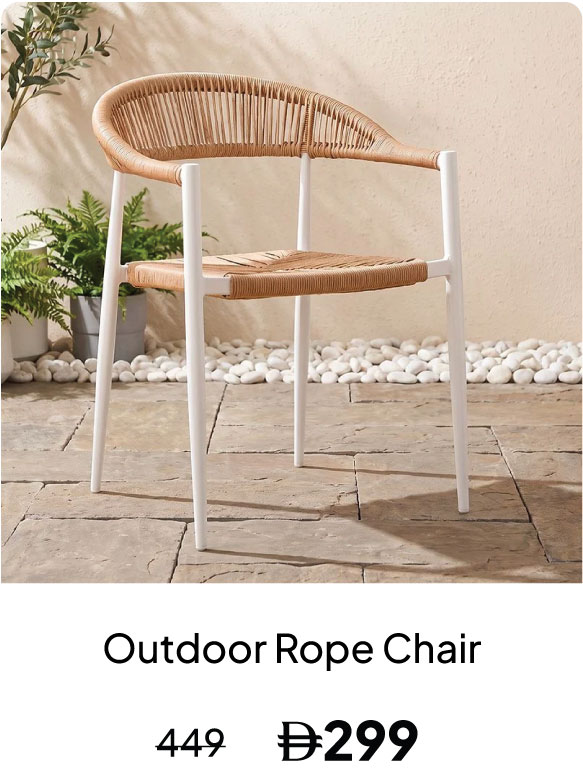 GRLPU26-DB-Outdoor Rope Chair
