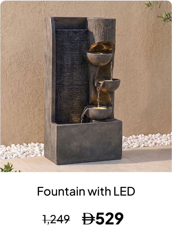 GRLPU26-DB-Fountain with LED