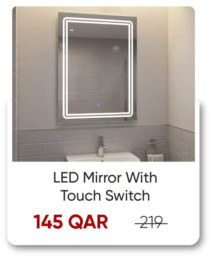 SOQ26-SD-LED Mirror W Touch Switch