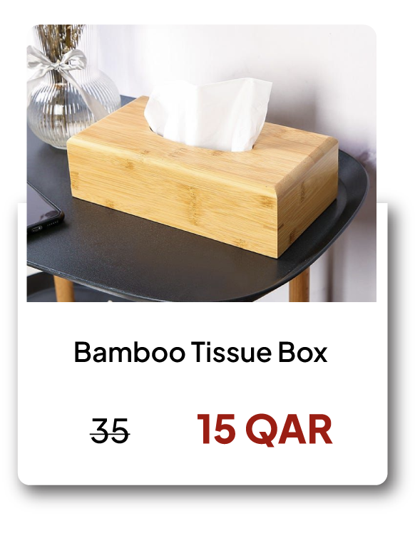SOQ26-SDA-Bamboo Tissue Box 