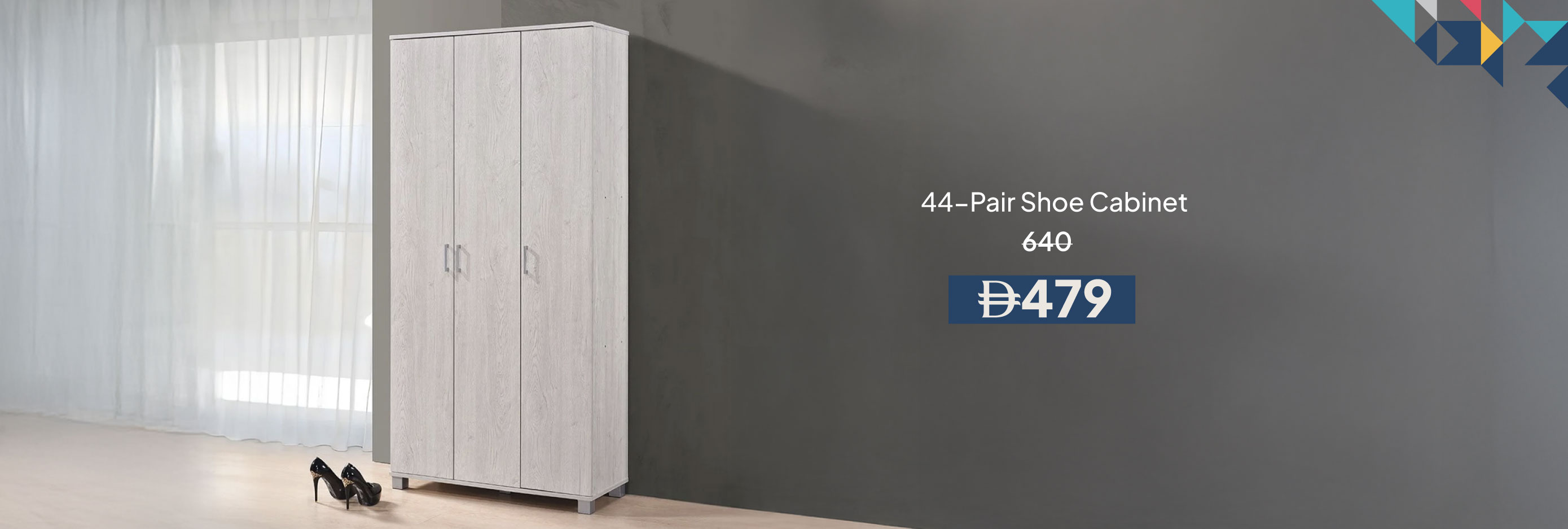 PWU26A-LR-CB-44-Pair Shoe Cabinet