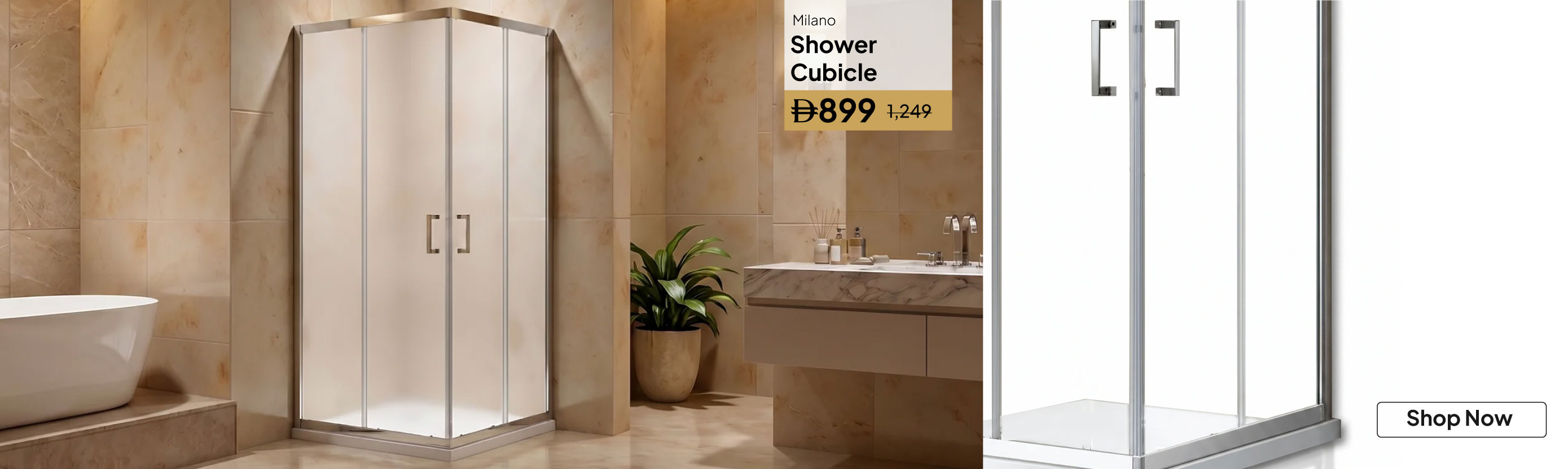 GESU26-ST-CB-Milano Shower Cubicle