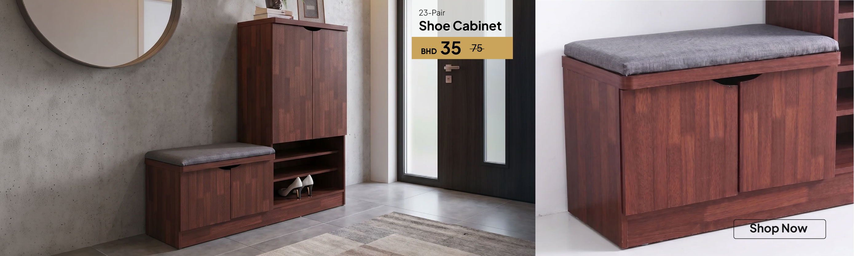 GESB26-LR-CB-23-Pair Shoe Cabinet