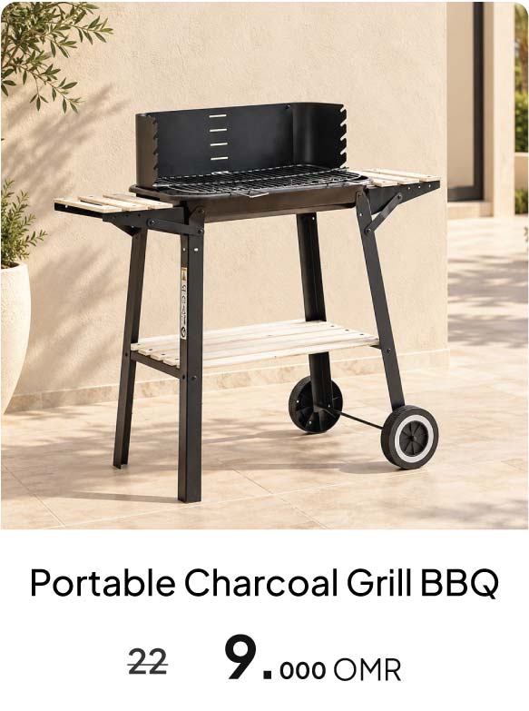 O26-BD-D-Prtable Charcoal Grill BBQ