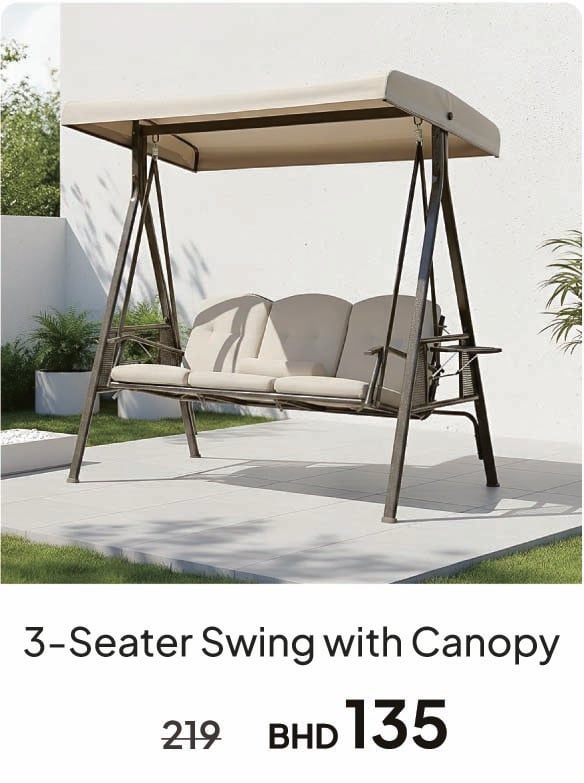 BH26-GRLP26-DB-3-S Swing w Canopy
