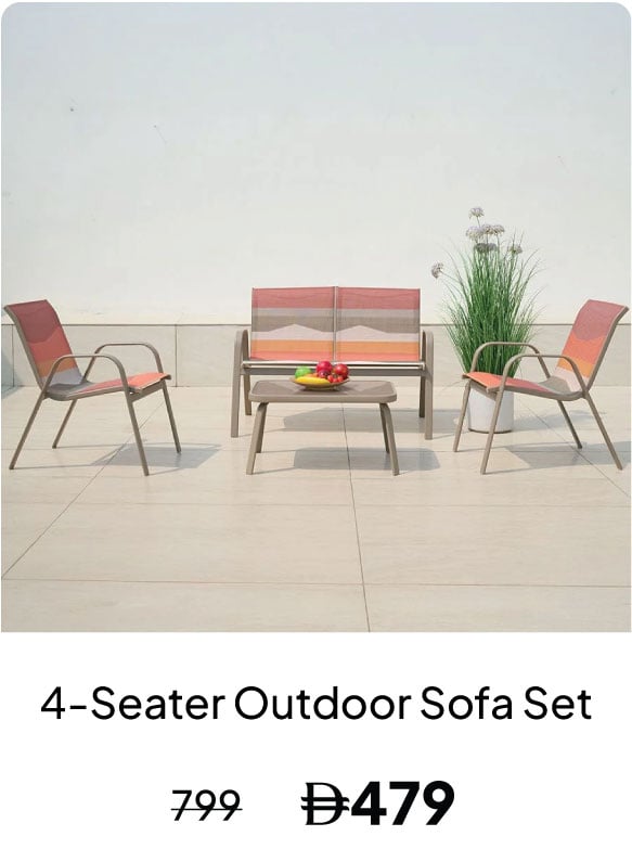 GRLPU26-DB-L-M 4-S Outdoor Sofa Set