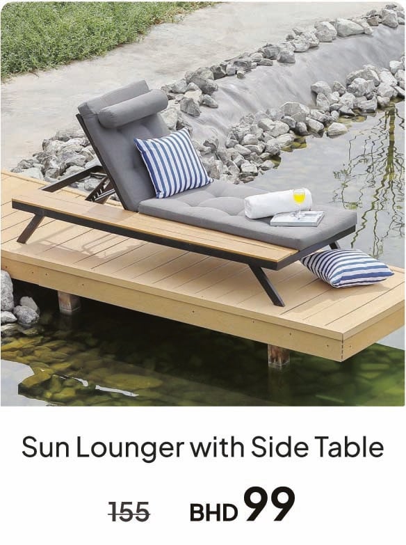 BH26-GRLP26-DB-Sun Lounger SideTble