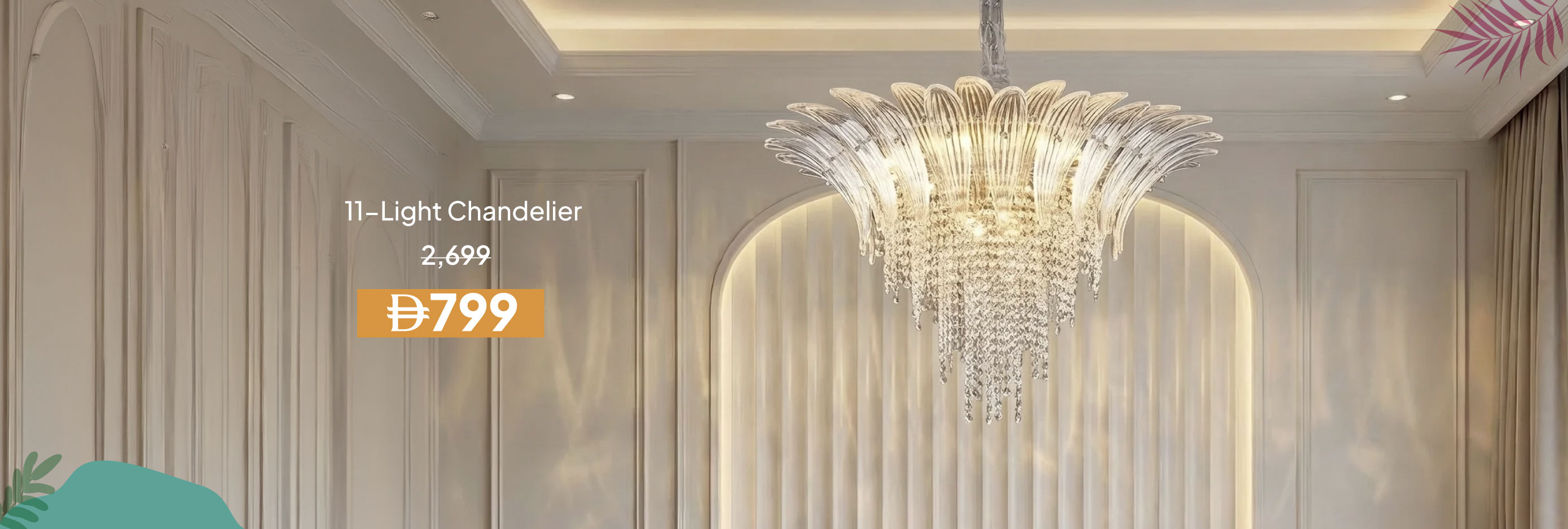 SRSU26-LT-CB-11-Light Chandelier