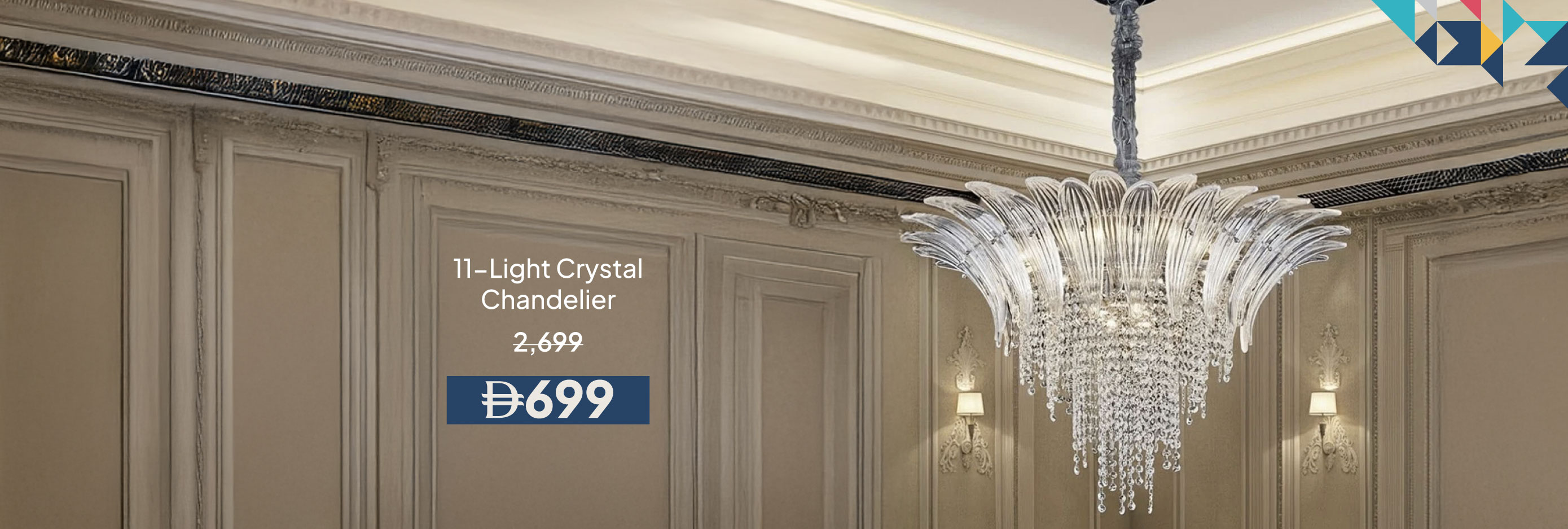 PWU26A-LT-CB-11-Light Chandelier