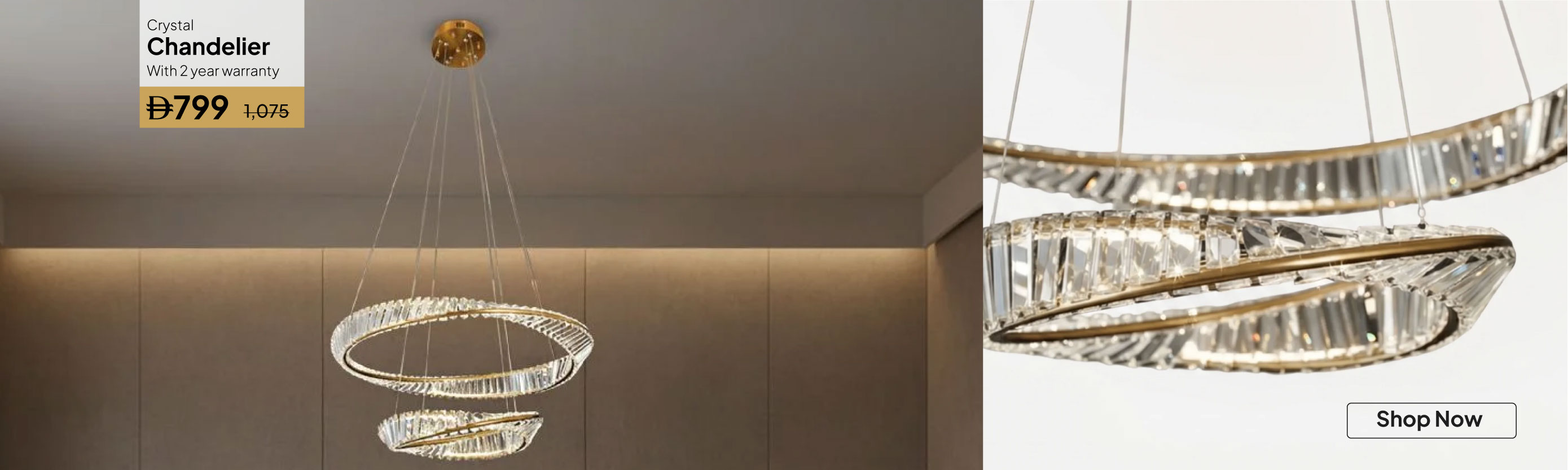 GESU26-LT-CB-Crystal Chandelier
