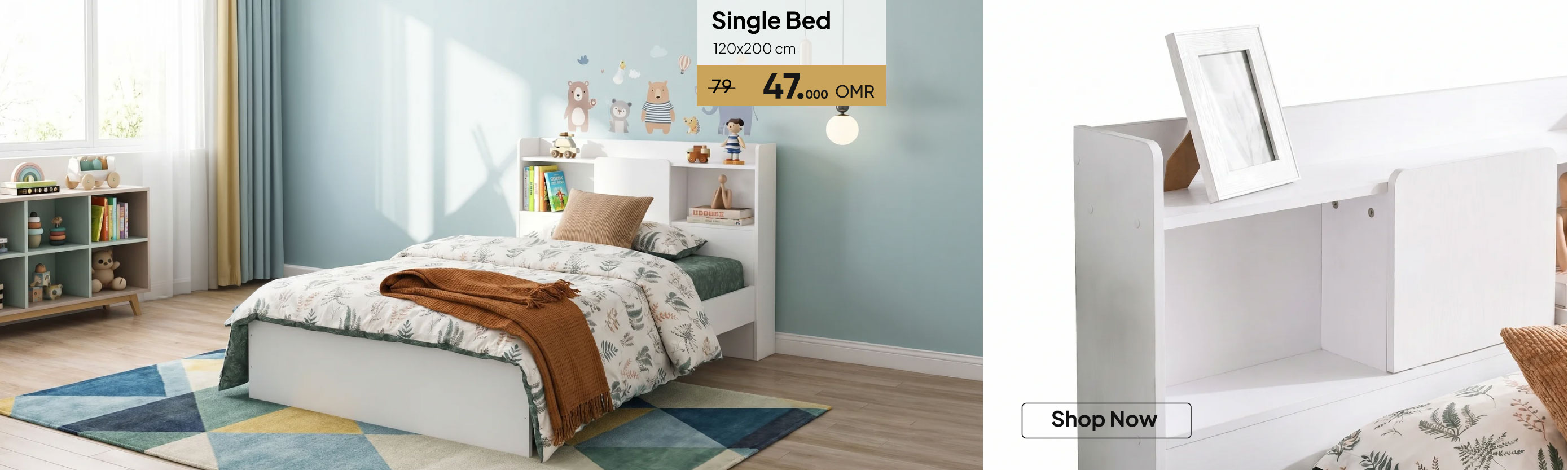 GESO26-Kids-CB-Single Bed - 120x200