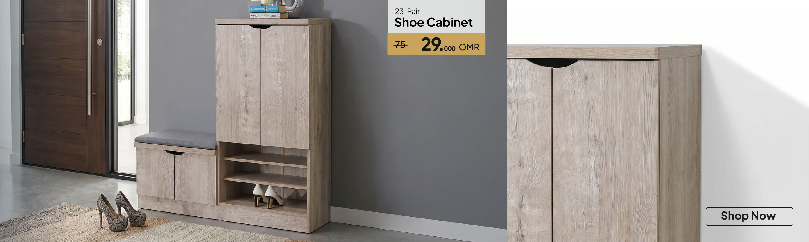 GESO26-FA-CB-23-Pair Shoe Cabinet