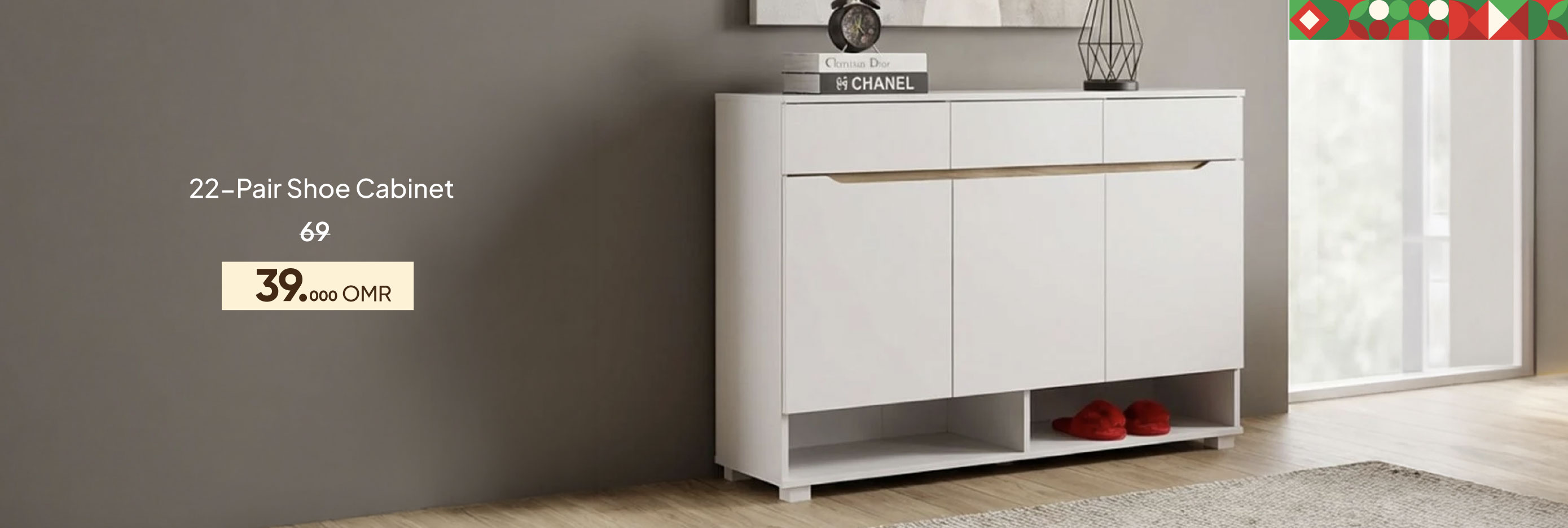 BAAO26-FA-CB-22-Pair Shoe Cabinet