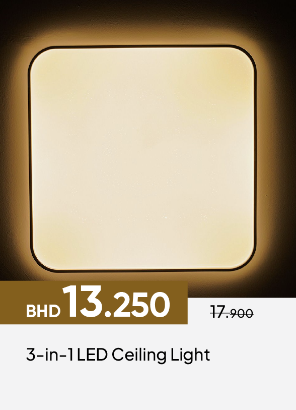 GESB26-SDC-3-in-1 LED Ceiling Light