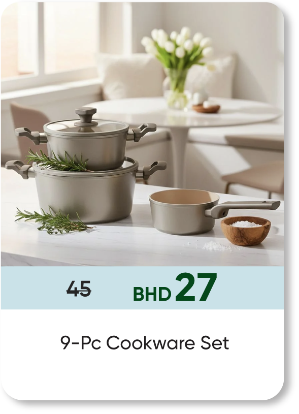 HSSB26-SD- 9-Pc Cookware Set