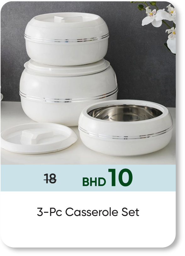 HSSB26-SD-3-Pc Casserole Set