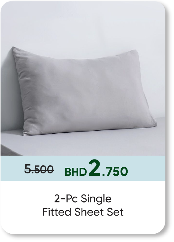 HSSB26-SD-2-Pc Single Fitted Sheet