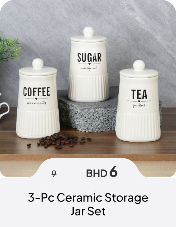 SSSB26-SD-3-Pc Cer Storage Jar Set 