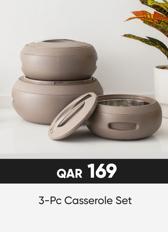 Q26-SD- 3-Pc Casserole Set
