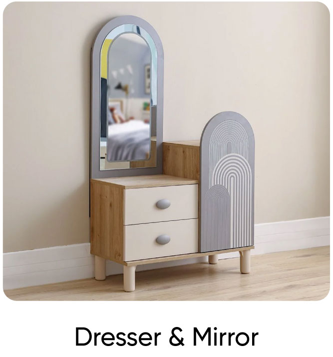 U25-Kids LP-TC-B-Dresser & Mirror