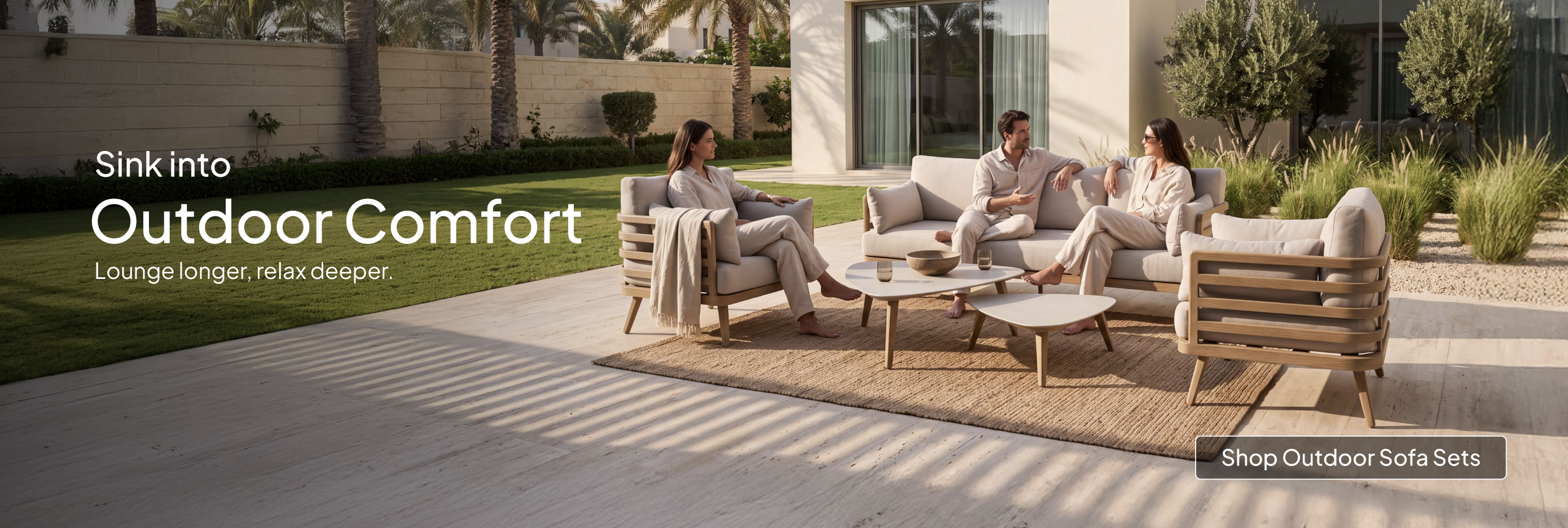 GRLPU26-Outdoor Sofa-IB
