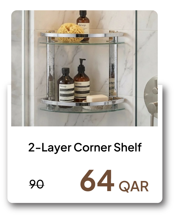 SOQ26-SDS-2-Layer Corner Shelf