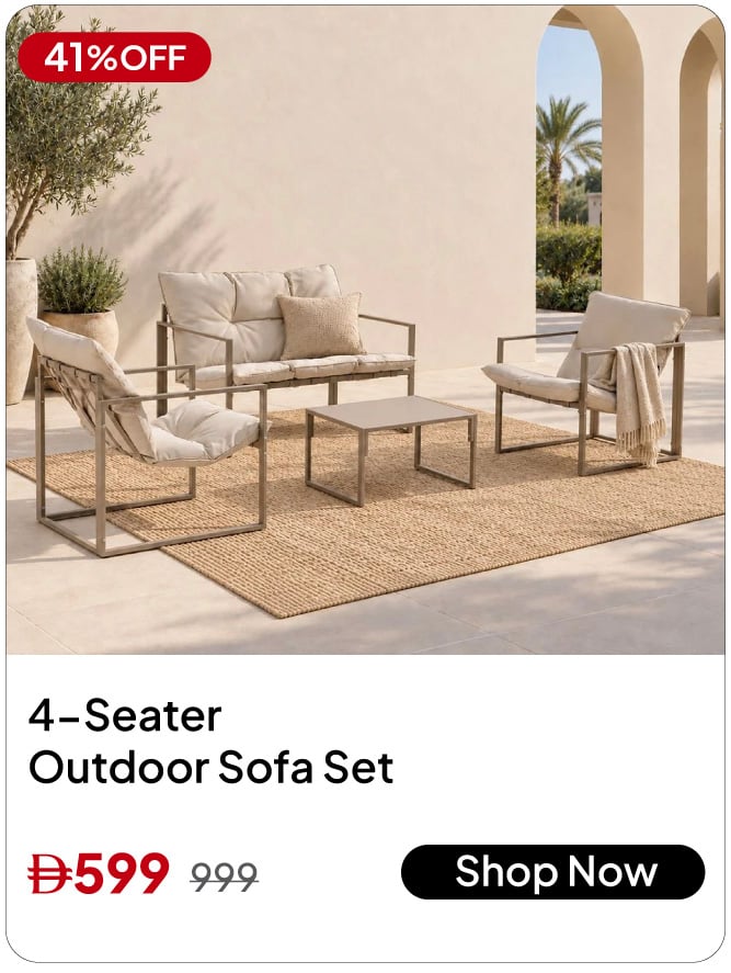 U26-OB-4-Seater Outdoor Sofa Set